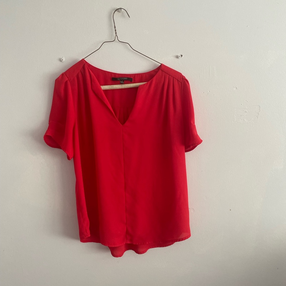 Pretty red blouse
